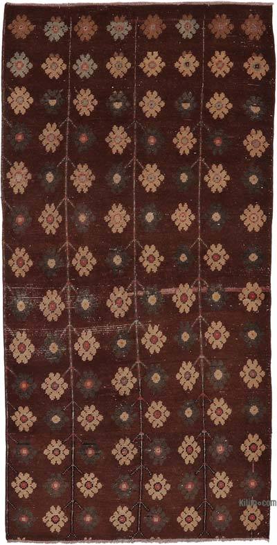 Vintage Turkish Hand-Knotted Rug - 3' 9" x 7' 5" (45 in. x 89 in.)