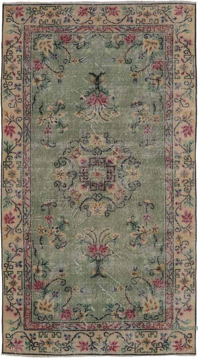 Vintage Turkish Hand-Knotted Rug - 3' 7" x 6' 9" (43 in. x 81 in.)