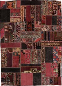 Alfombra Turca de Retazos - 147 cm x 206 cm