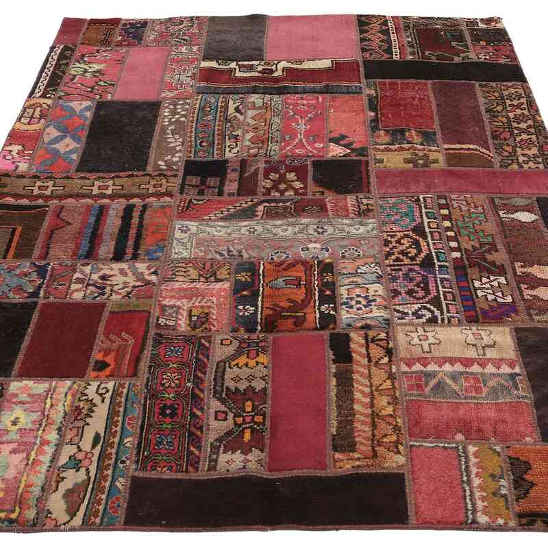 Patchwork El Dokuma Halı - 147 cm x 206 cm - K0065605