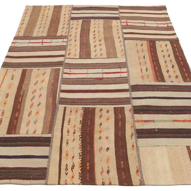 Alfombra Kilim de Retazos - 140 cm x 212 cm - K0065606