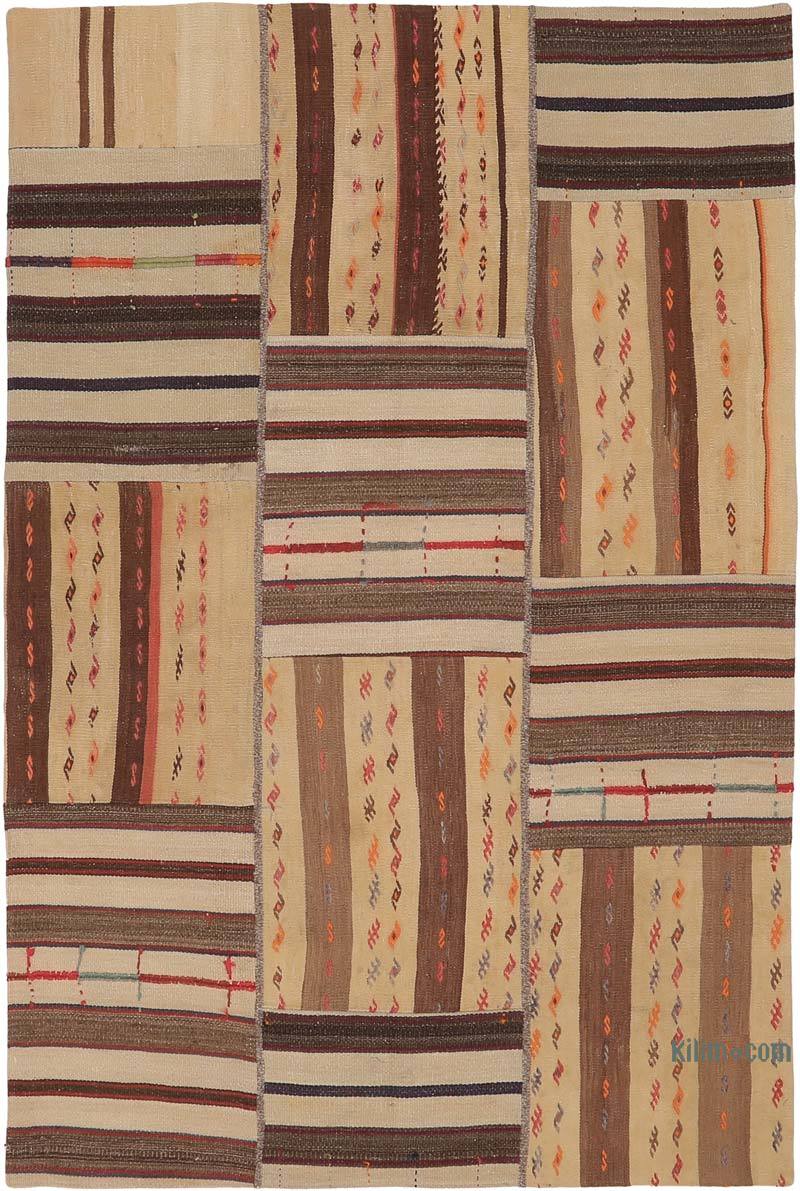 Alfombra Kilim de Retazos - 140 cm x 212 cm - K0065606