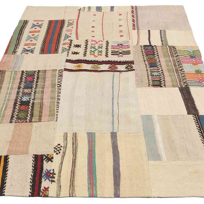 Alfombra Kilim de Retazos - 135 cm x 203 cm - K0065614