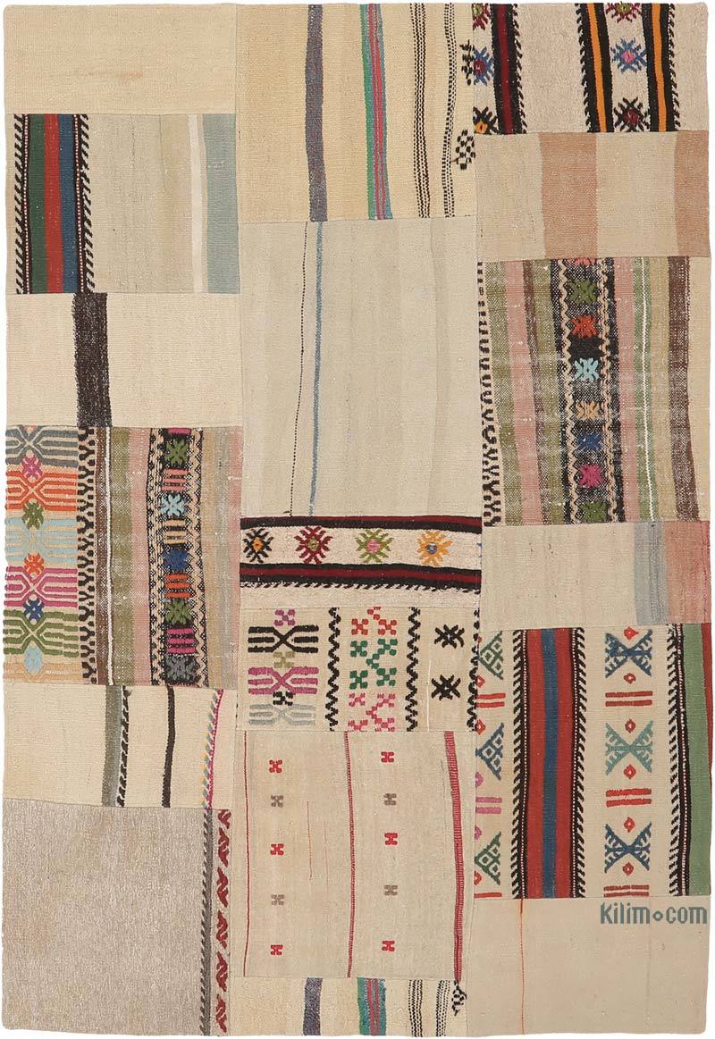 Alfombra Kilim de Retazos - 135 cm x 203 cm - K0065614