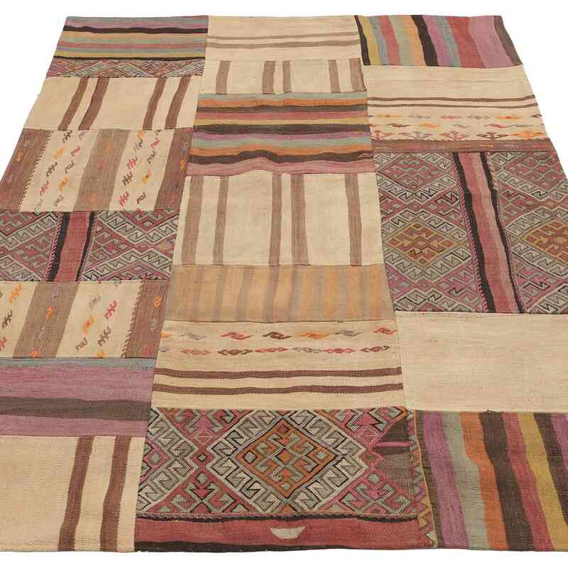 Patchwork Kilim - 134 cm x 198 cm - K0065615