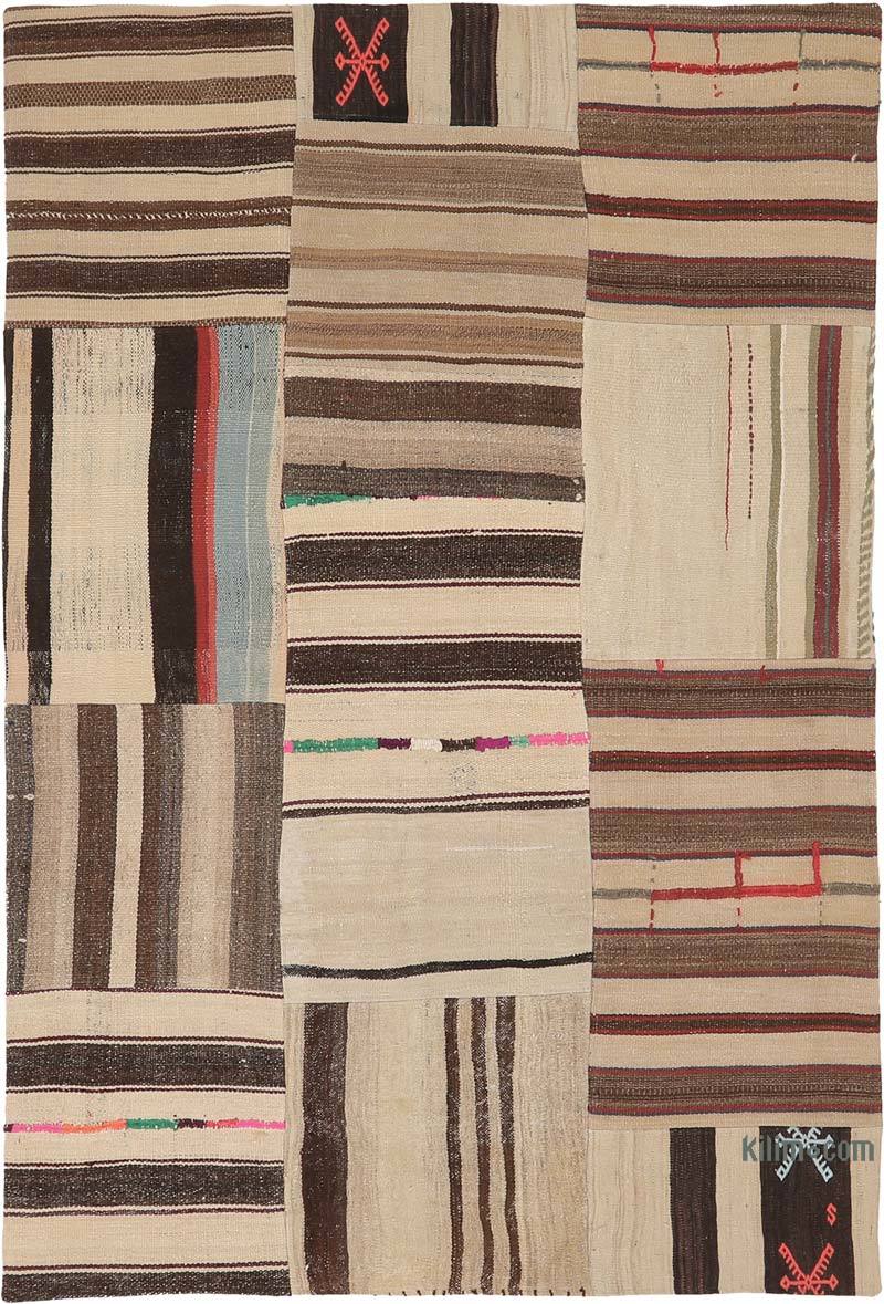Alfombra Kilim de Retazos - 135 cm x 204 cm - K0065617