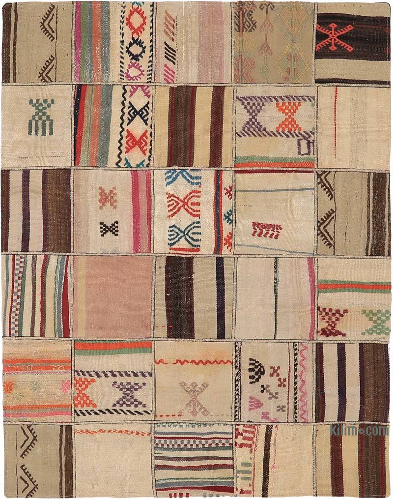 Alfombra Kilim de Retazos - 131 cm x 172 cm - K0065618