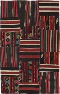 Patchwork Kilim Rug - 4' 4" x 7' 1" (52" x 85")
