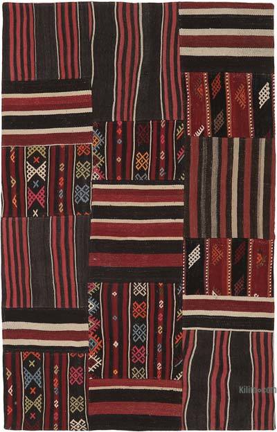 Alfombra Kilim de Retazos - 133 cm x 217 cm
