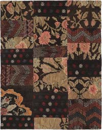 Alfombra Kilim de Retazos - 132 cm x 176 cm