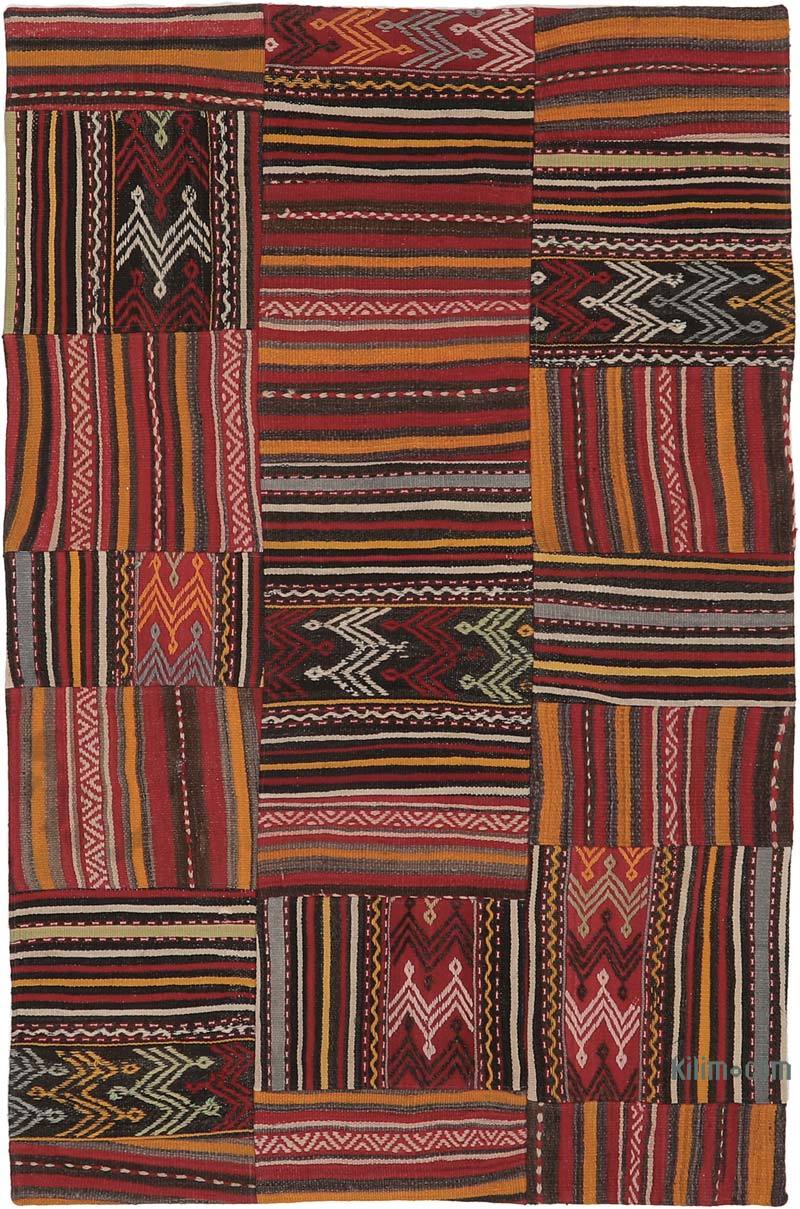 Alfombra Kilim de Retazos - 120 cm x 224 cm - K0065636