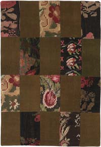 Patchwork Kilim Rug - 4'  x 6'  (48" x 72")