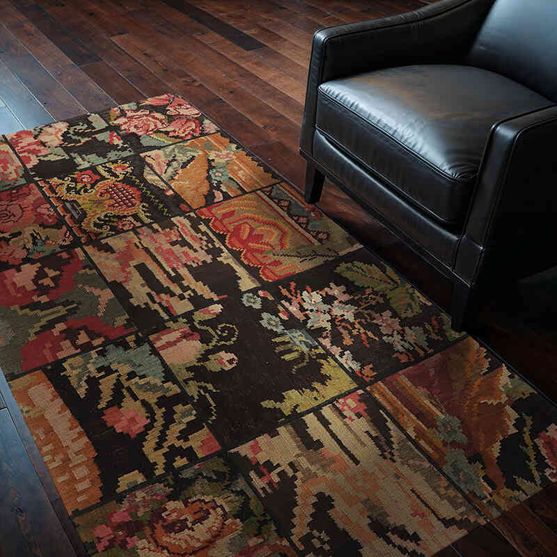 Alfombra Kilim de Retazos - 116 cm x 194 cm - K0065652