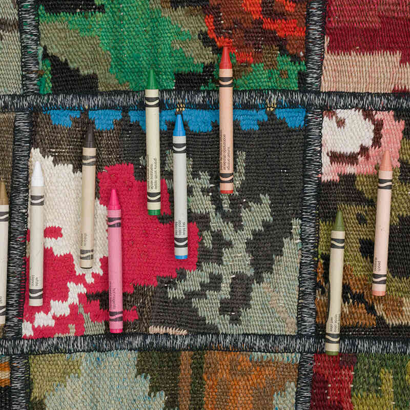 Patchwork Kilim - 123 cm x 154 cm - K0065656