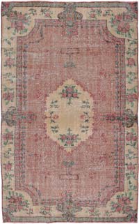 El Dokuma Vintage Halı - 161 cm x 265 cm