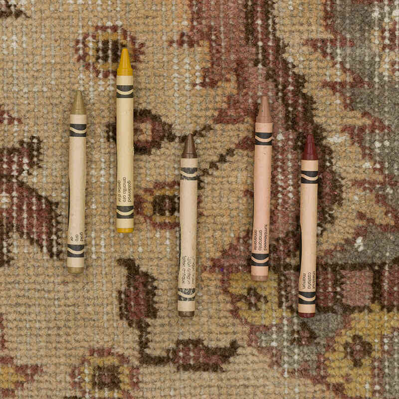 Alfombra Vintage Turca Anudada a Mano - 183 cm x 280 cm - K0065666