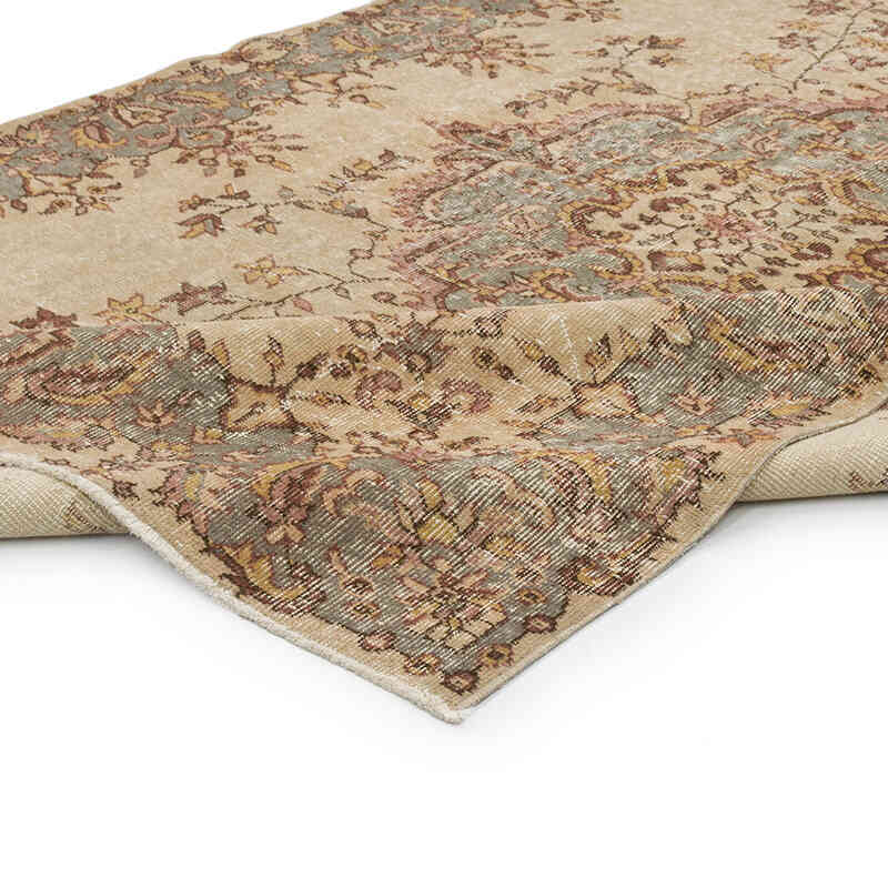 Alfombra Vintage Turca Anudada a Mano - 183 cm x 280 cm - K0065666