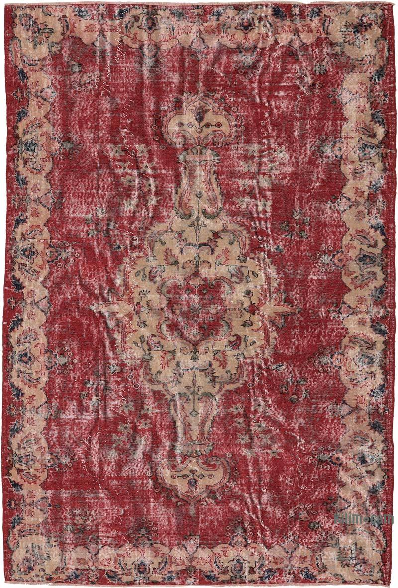 Alfombra Vintage Turca Anudada a Mano - 170 cm x 257 cm - K0065672