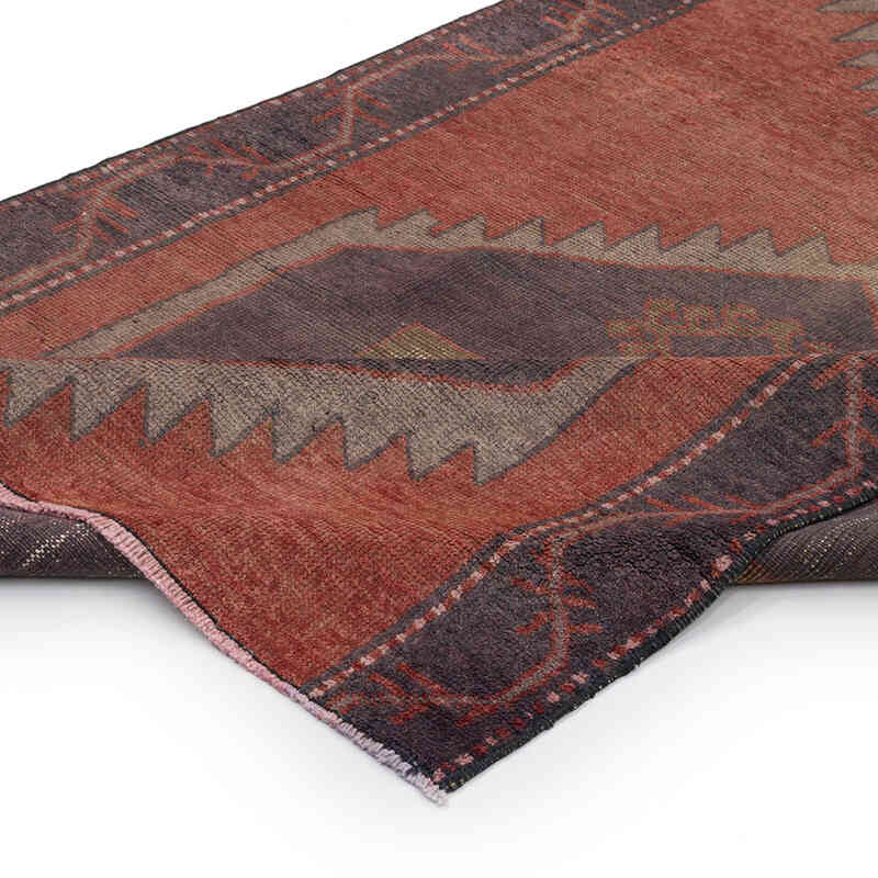 Vintage Turkish Hand-Knotted Runner - 3' 10" x 10' 11" (46" x 131") - K0065685