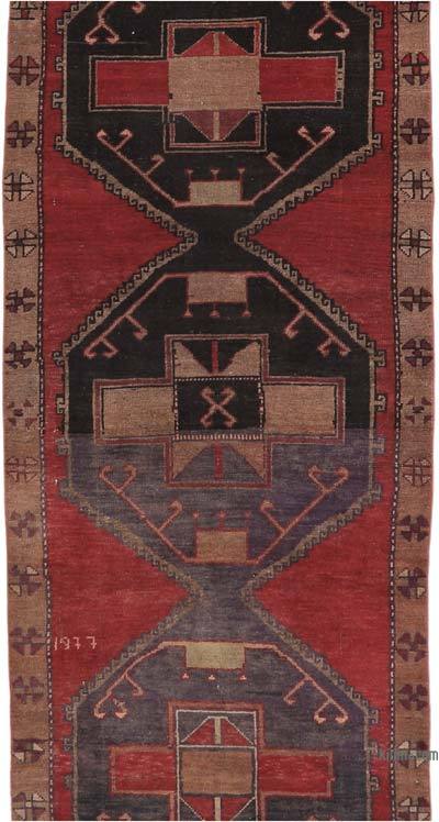 Vintage Turkish Hand-Knotted Rug - 3' 6" x 10' 5" (42 in. x 125 in.)