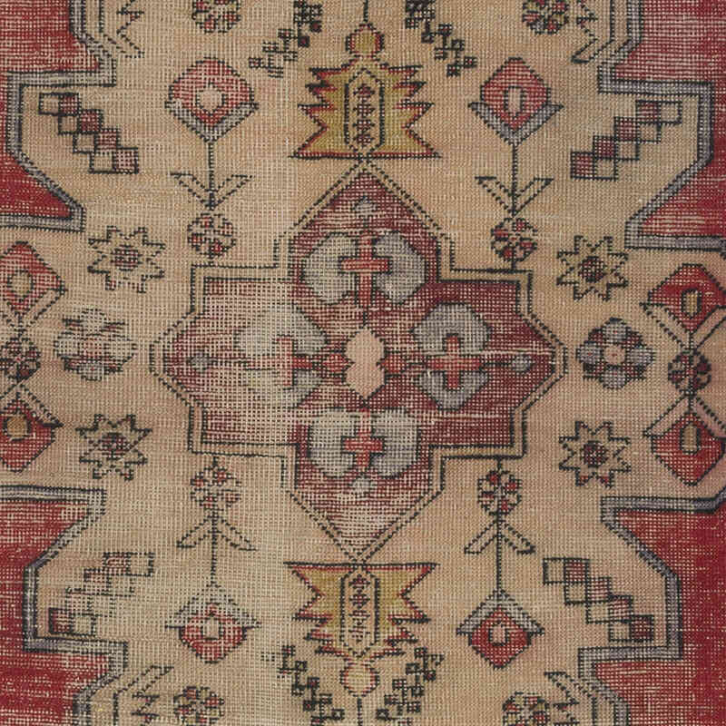 Alfombra Vintage Turca Anudada a Mano - 100 cm x 190 cm - K0065698