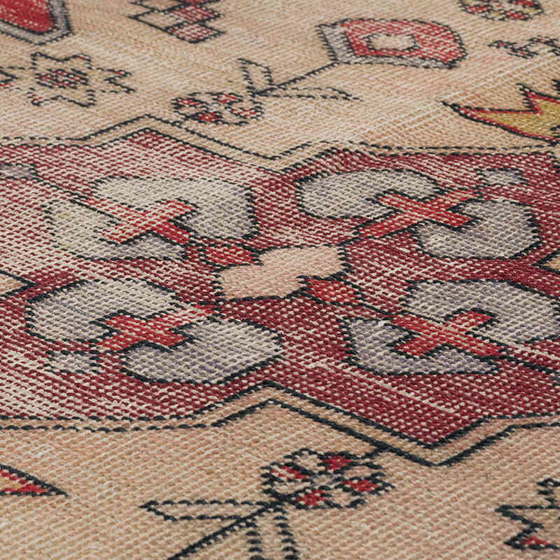 Alfombra Vintage Turca Anudada a Mano - 100 cm x 190 cm - K0065698