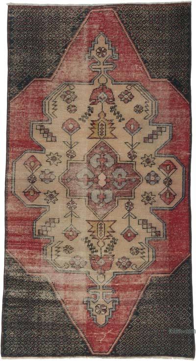 Alfombra Vintage Turca Anudada a Mano - 100 cm x 190 cm