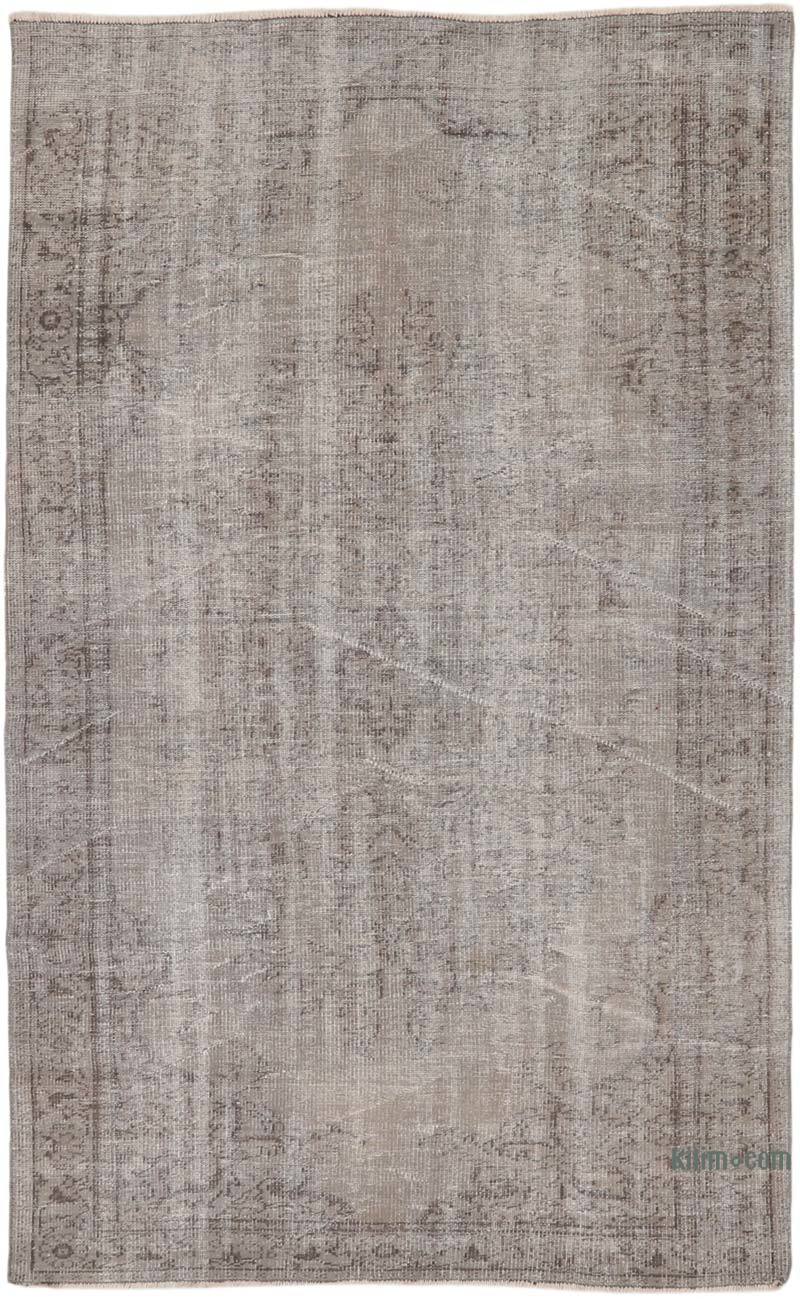 Alfombra Turca Vintage Sobre-teñida - 159 cm x 269 cm - K0065705