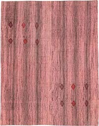 Vintage Anatolian Kilim Rug - 4' 9" x 6' 1" (57" x 73")