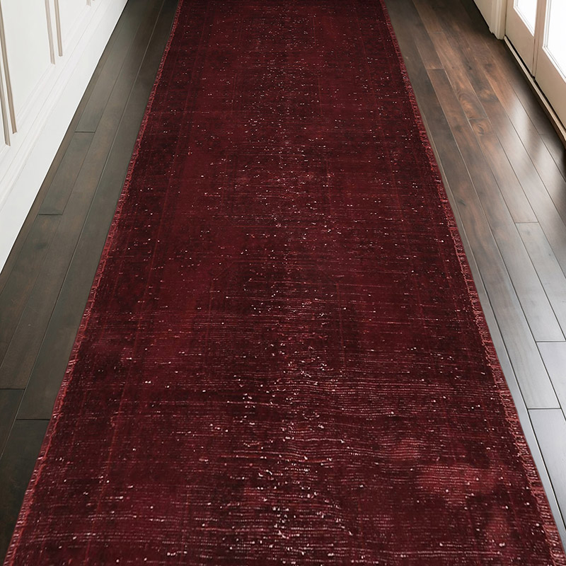 Alfombra Turca Vintage Sobre-teñida - 130 cm x 300 cm - K0065710
