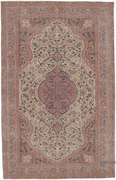 El Dokuma Vintage Halı - 164 cm x 258 cm