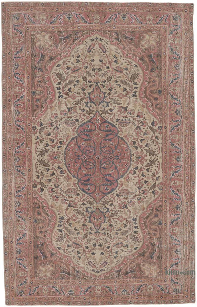 Vintage Turkish Hand-Knotted Rug - 5' 5" x 8' 6" (65" x 102") - K0065713