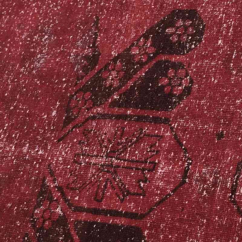 Over-dyed Vintage Hand-Knotted Turkish Rug - 3' 11" x 7' 8" (47" x 92") - K0065715