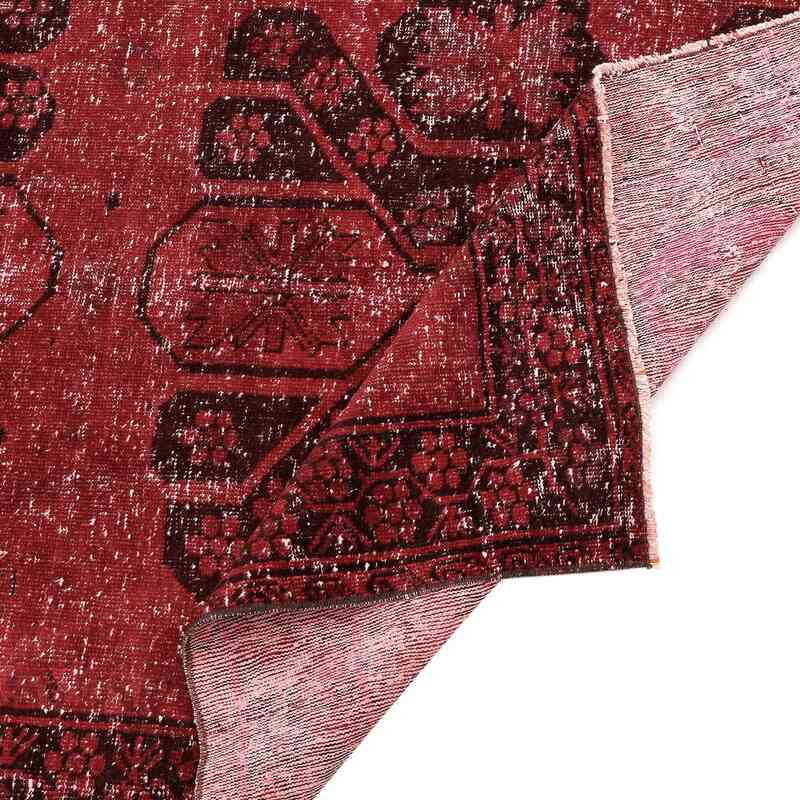 Over-dyed Vintage Hand-Knotted Turkish Rug - 3' 11" x 7' 8" (47" x 92") - K0065715