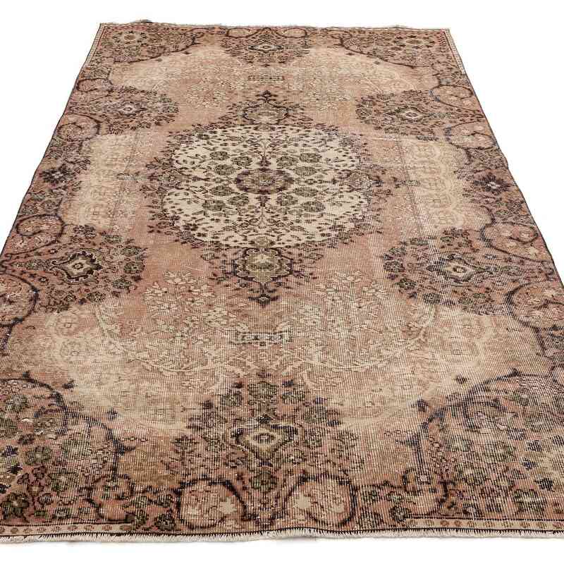 Alfombra Vintage Turca Anudada a Mano - 165 cm x 260 cm - K0065727