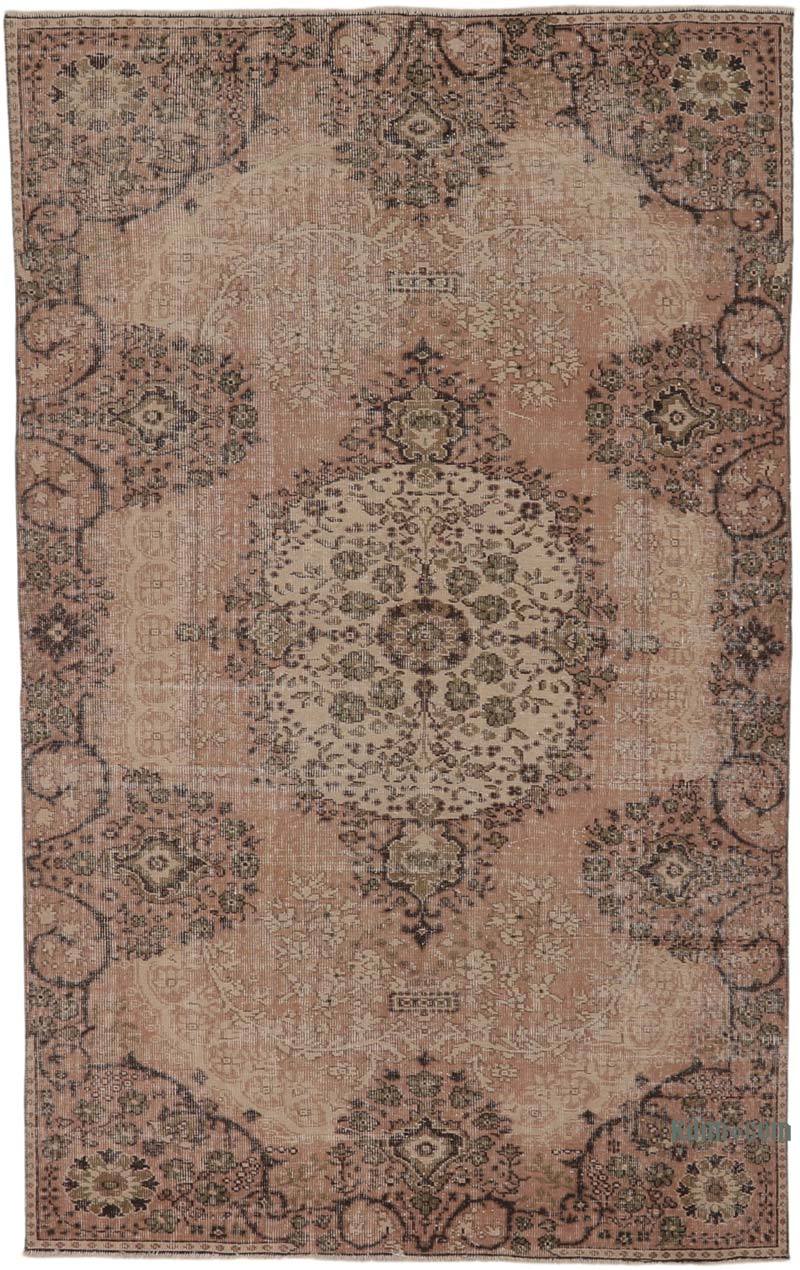 Alfombra Vintage Turca Anudada a Mano - 165 cm x 260 cm - K0065727