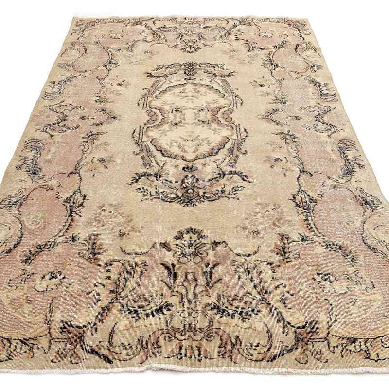 Alfombra Vintage Turca Anudada a Mano - 186 cm x 280 cm - K0065728