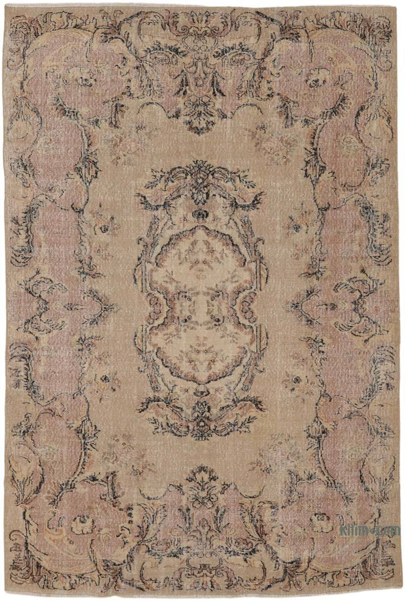 Alfombra Vintage Turca Anudada a Mano - 186 cm x 280 cm - K0065728