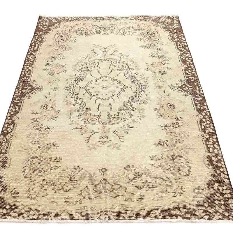 Vintage Turkish Hand-Knotted Rug - 3' 10" x 6' 4" (46" x 76") - K0065729