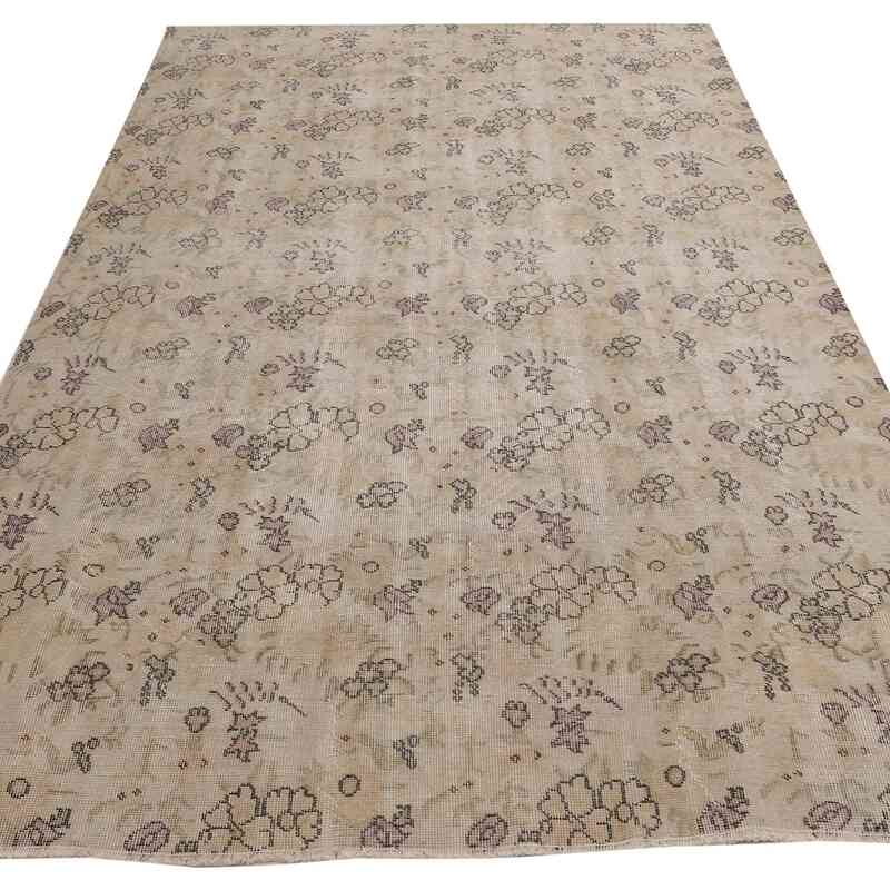Vintage Turkish Hand-Knotted Rug - 6' 3" x 8' 10" (75" x 106") - K0065734