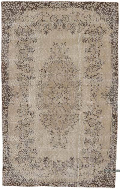 Alfombra Vintage Turca Anudada a Mano - 167 cm x 268 cm