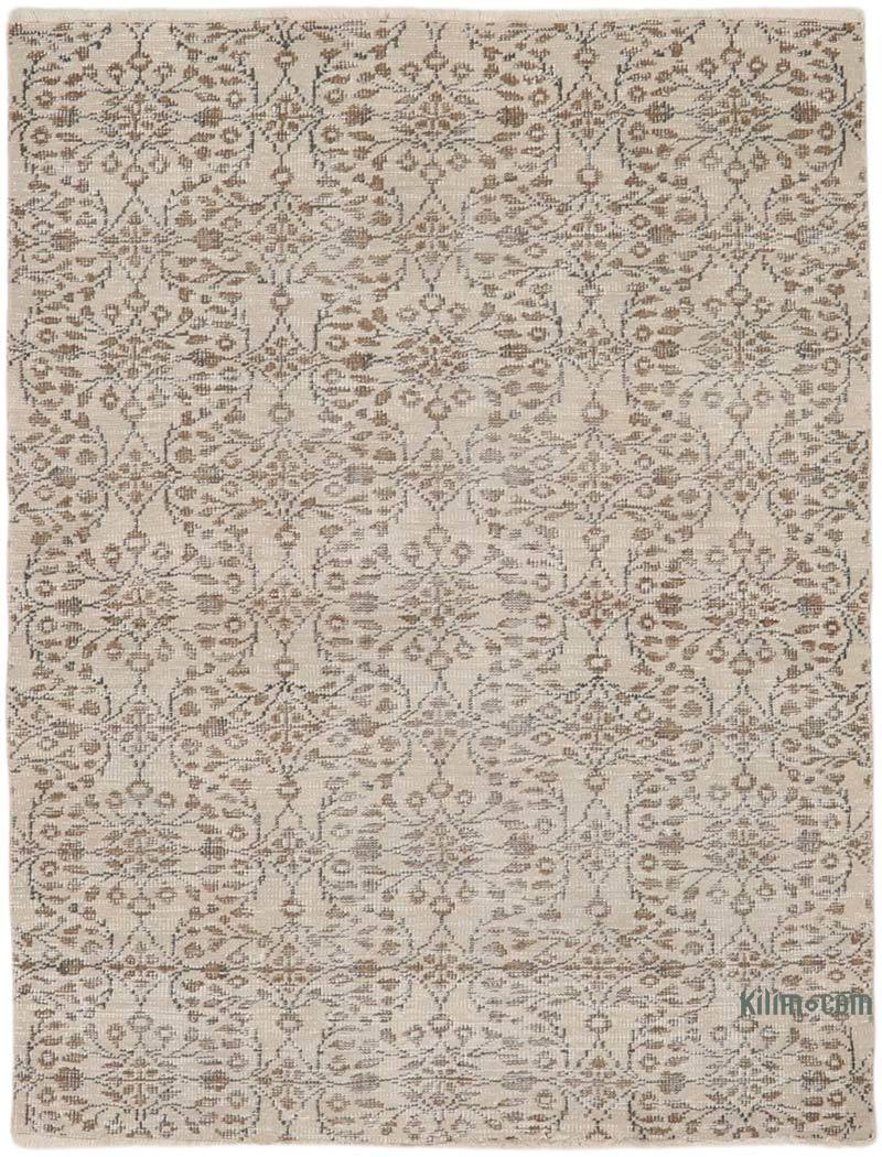 Vintage Turkish Hand-Knotted Rug - 4' 9" x 6' 2" (57" x 74") - K0065742