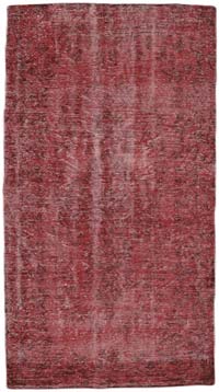 Boyalı El Dokuma Vintage Halı - 152 cm x 275 cm