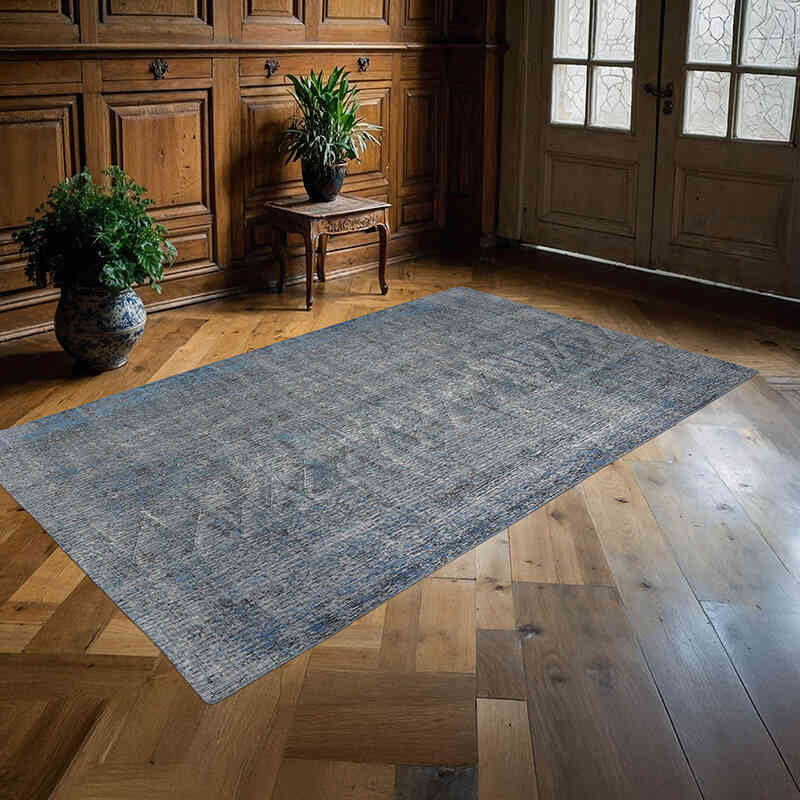 Alfombra Turca Vintage Sobre-teñida - 141 cm x 233 cm - K0065747