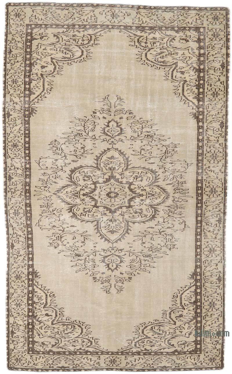 Vintage Turkish Hand-Knotted Rug - 5' 7" x 9' 3" (67" x 111") - K0065749