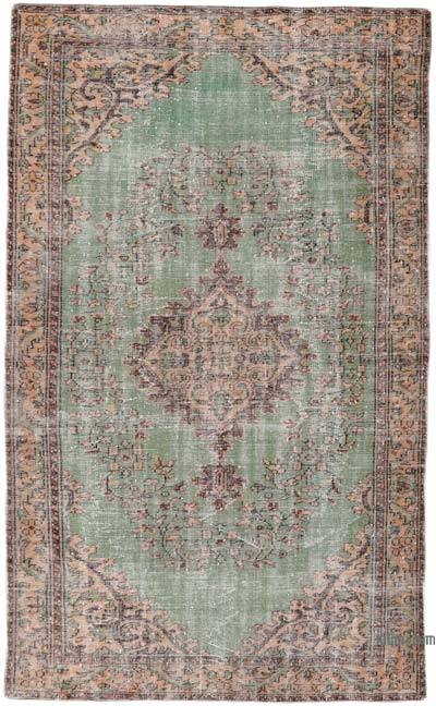 Vintage Turkish Hand-Knotted Rug - 5' 10" x 9' 7" (70" x 115")