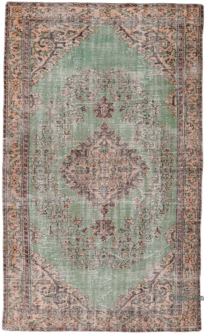 Alfombra Vintage Turca Anudada a Mano - 178 cm x 292 cm - K0065750