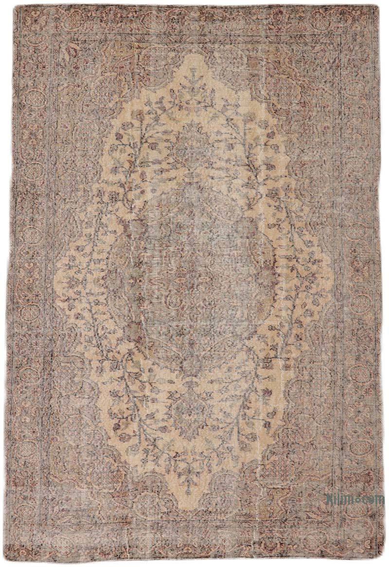 Alfombra Vintage Turca Anudada a Mano - 170 cm x 261 cm - K0065752