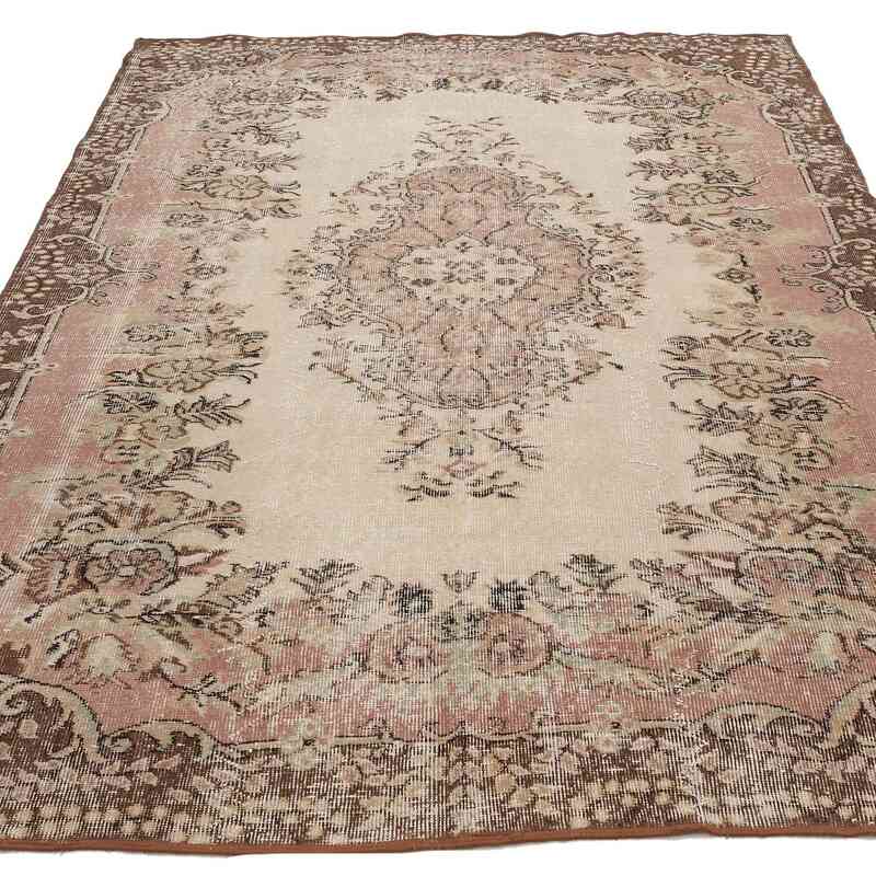 Vintage Turkish Hand-Knotted Rug - 5' 11" x 8' 4" (71" x 100") - K0065754