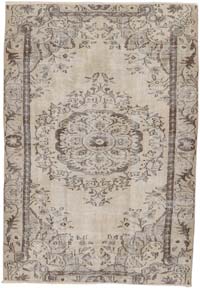 Vintage Turkish Hand-Knotted Rug - 5'  x 7' 3" (60" x 87")